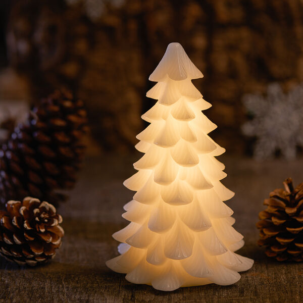 Carla Christmas Tree LED light decoration, white, Sirius Home