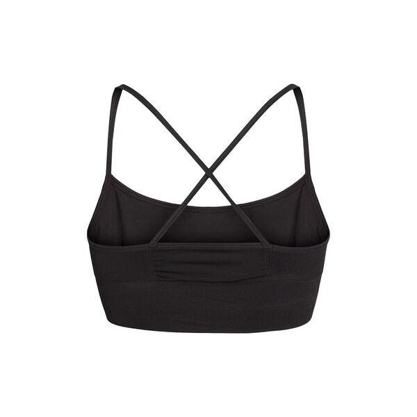 Hilde Seamless sports bra, almost black, Rethinkit