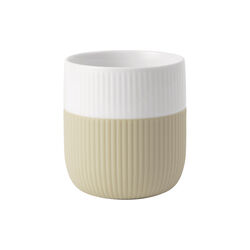 Fluted Contrast Mug 35 cl, sand Fluted Contrast Mug 35 cl, sand, Royal Copenhagen