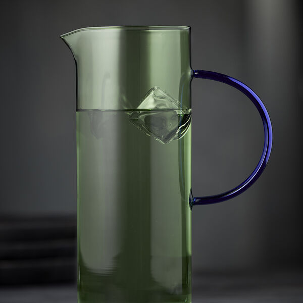 Torino Glass Jug, green/blue Torino Glass Jug, green/blue, Lyngby Glas