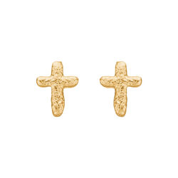 Faithful Cross Earrings, Studio Z