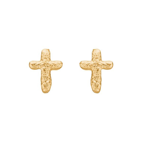 Faithful Cross Earrings, Studio Z