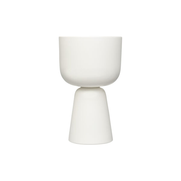 Nappula Flowerpot medium, white, Iittala