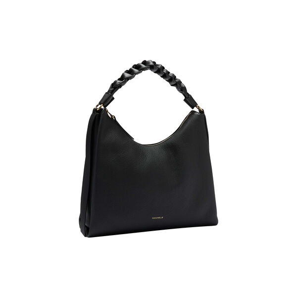 Boheme Grana Double Handbag, noir/cuir Boheme Grana Double Handbag, noir/cuir, Coccinelle