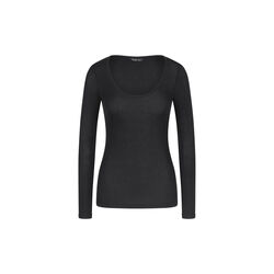 Beauty Layers Top Scoop Neck, black, Triumph