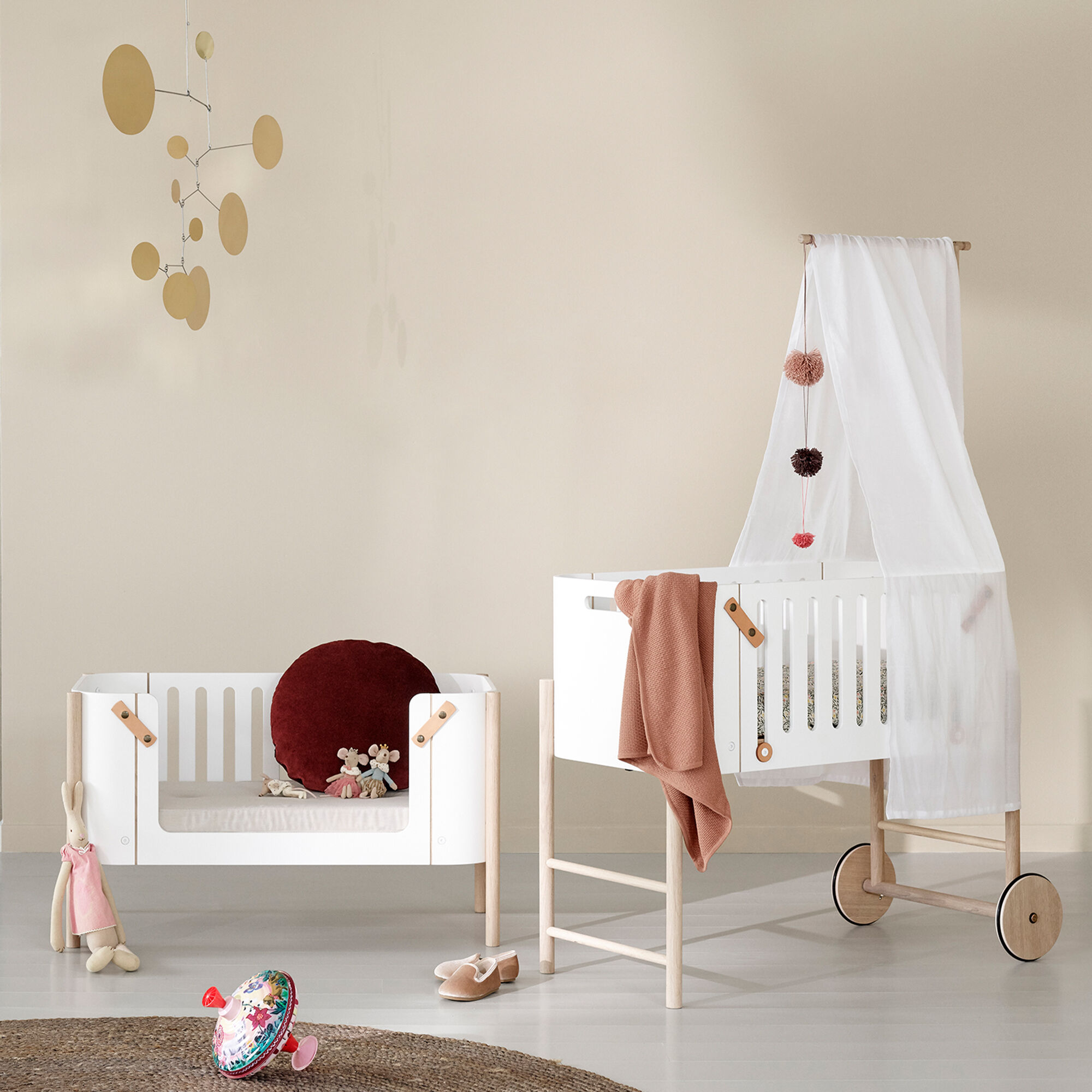 Wood Co Sleeper incl. Bench Conversion white oak