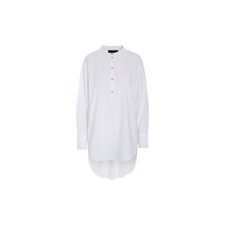 Core cotton shirt tunic, white, BITTE KAI RAND