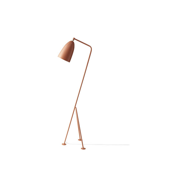 Gr&auml;shoppa Floor Lamp, vintage red semi matt, GUBI
