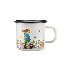 Pippi enamel mug be more pippi, Muurla