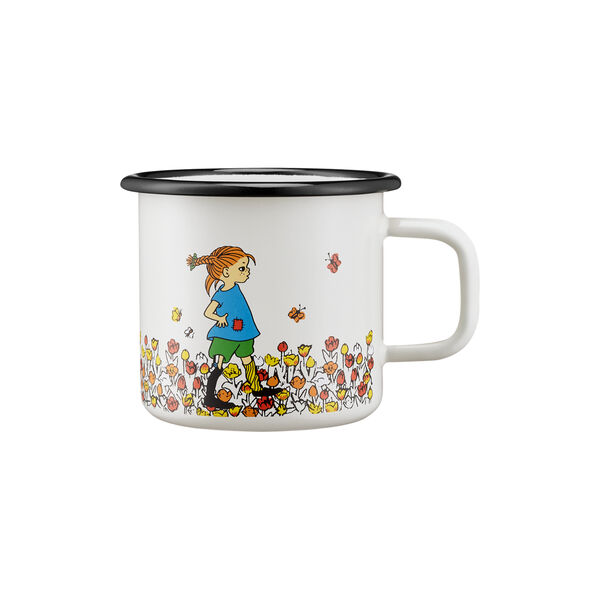 Pippi enamel mug be more pippi, Muurla
