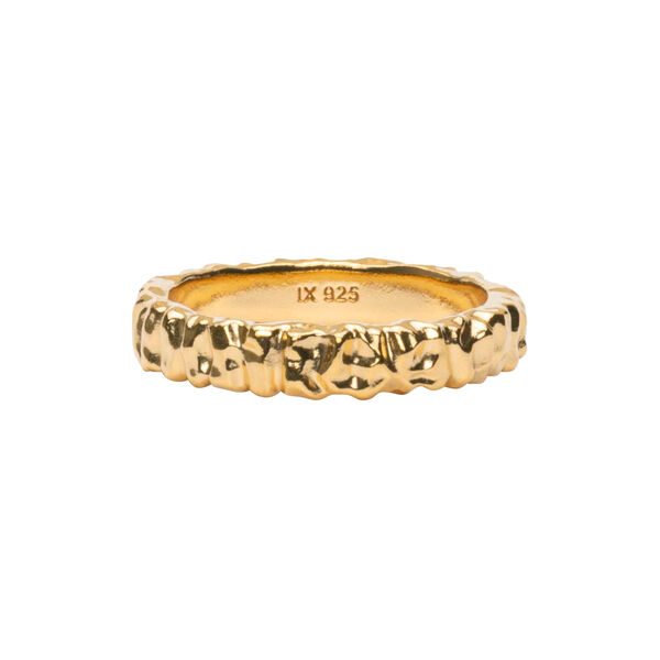 IX Crunchy Class Ring, gold, IX Studios