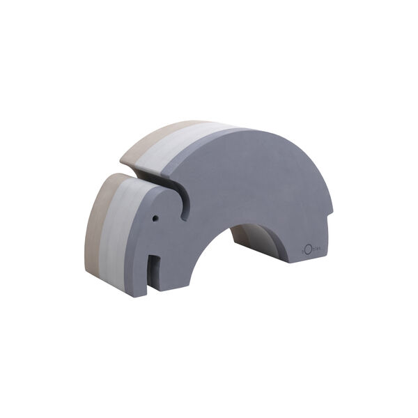 Elephant L, cloudy blue, bObles