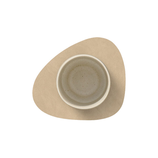Nupo glass mat Curve, sand, LIND DNA