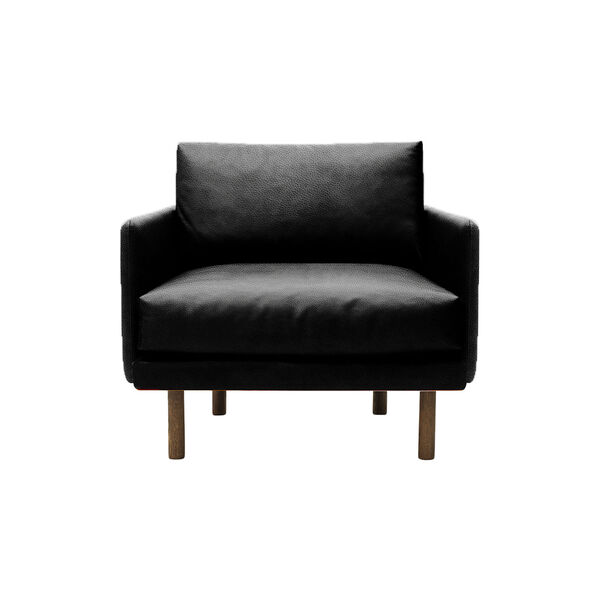 Emo Lounge Chair, SemiAni Black/r&oslash;get eg, Bruunmunch Furniture