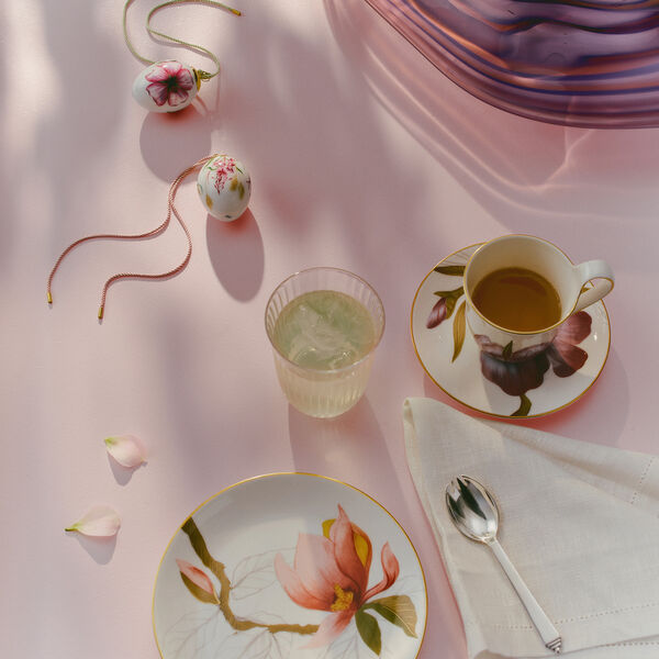 Waves Water Glass tall 2 pcs, clear, Royal Copenhagen