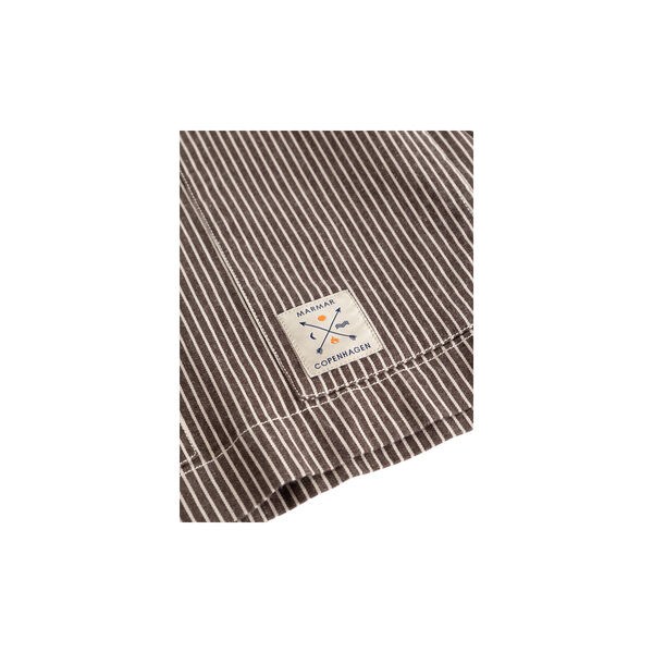 Tovan Shirt, dark brownie stripe, MarMar Copenhagen