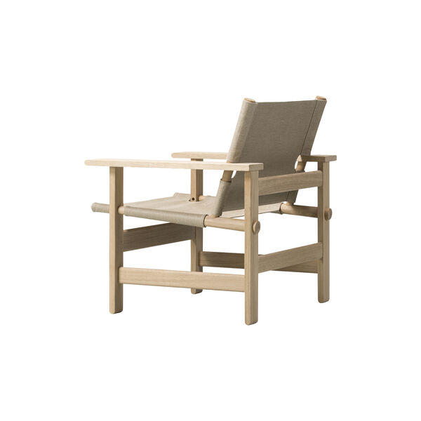 The Canvas Chair, soap treated oak/canvas, Fredericia Furniture