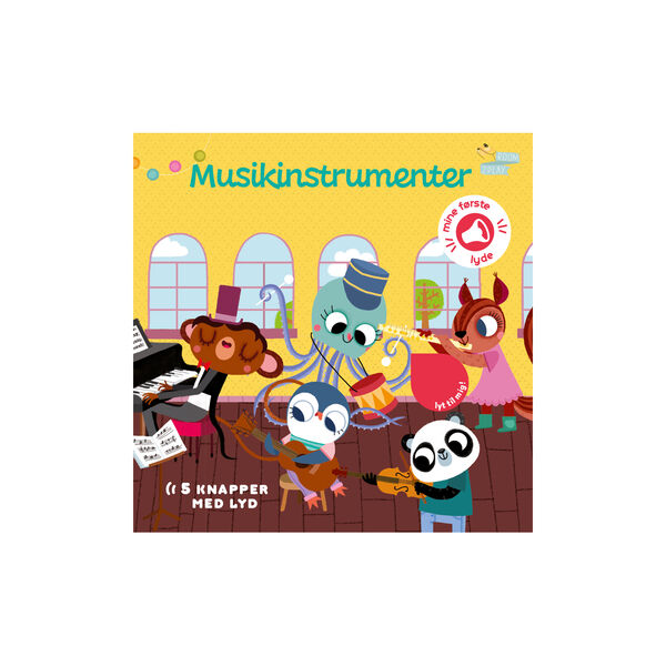 Pointing Book with Sound - Musical Instruments (danish), Forlaget Room2Play