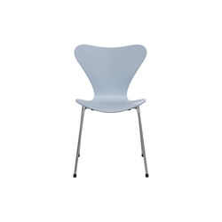 Series 7™ 7:14 AM Dining Chair, blue/chrome, Fritz Hansen