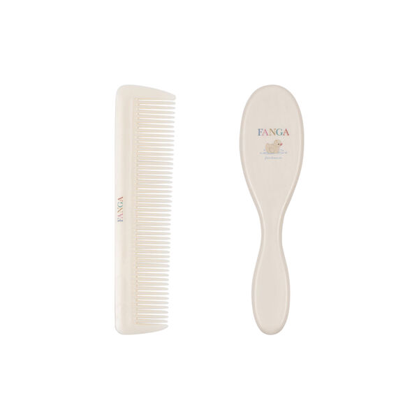 Baby Hairbrush Set, beige, Konges Sløjd
