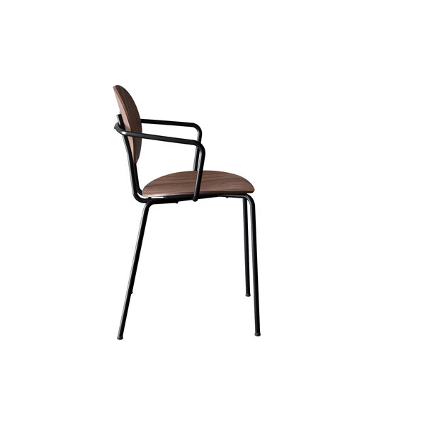 PIET HEIN Chair with Arms, oiled walnut, Sibast Furniture