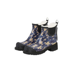 Short Rubber Boot | Beige Butterfly, Ilse Jacobsen Hornb&aelig;k