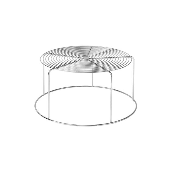 Wire VP17 | Mirror Polished Steel | Coffee Table, &Tradition