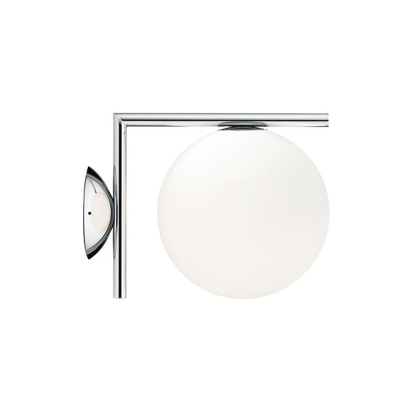 Flos IC W1 wall lamp, chrome, Flos