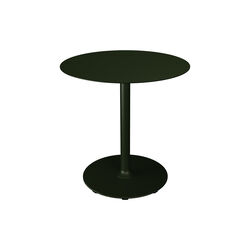 PICO Café Table with Round Base Ø 74, olive green, HOUE