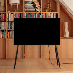 TV stand XL 55''-77'', black, JALG