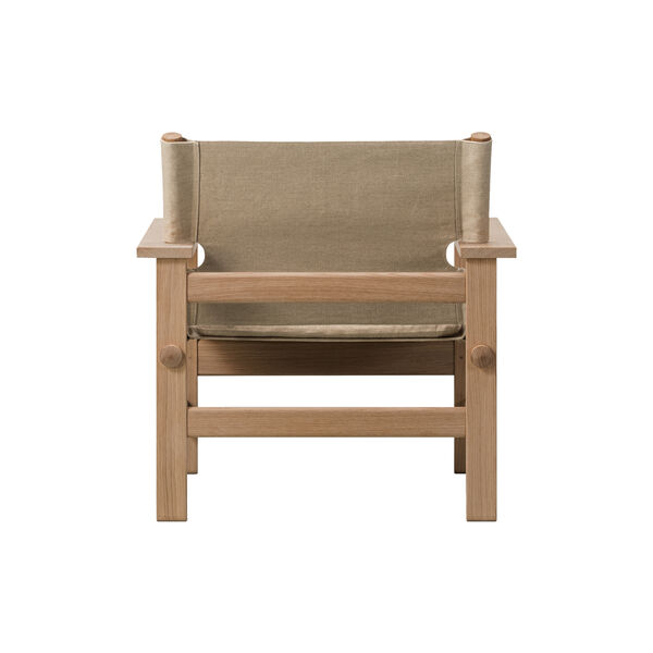 The Canvas Chair with Cushion, oiled oak/canvas The Canvas Chair with Cushion, oiled oak/canvas, Fredericia Furniture