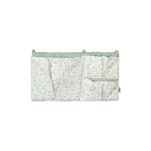 Bed Pocket, green leaves, Cam Cam Copenhagen
