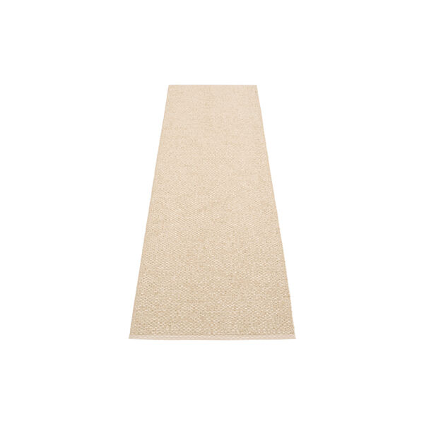 Svea Plastic Rug, beige/beige metallic Svea Plastic Rug, beige/beige metallic, Pappelina