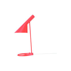 AJ Table Lamp, electric orange, Louis Poulsen
