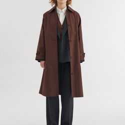 Gise Raglan Coat, chicory coffee, Basic Apparel