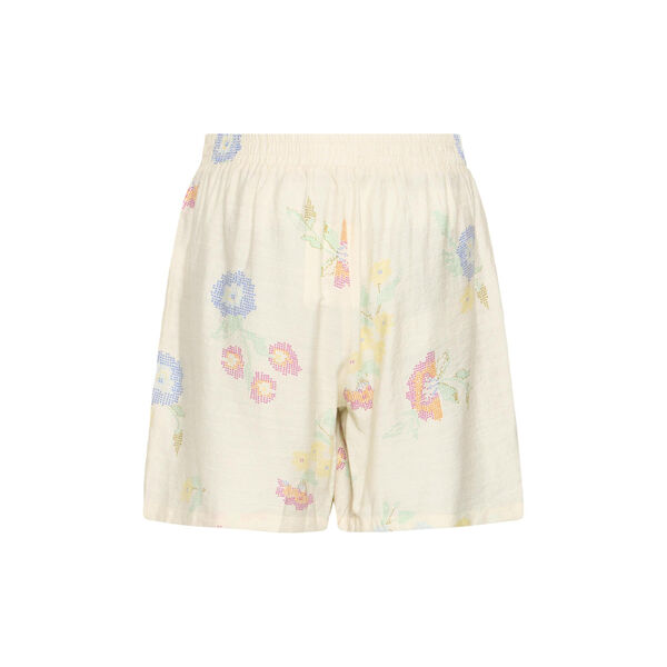 IHGINNI Shorts, cross stitch flowers, ICHI