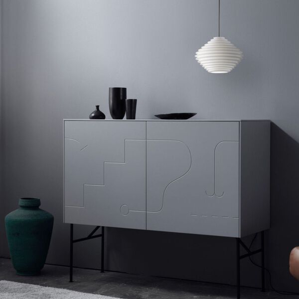 Fin Horizontal Pendant, natural white, Original BTC