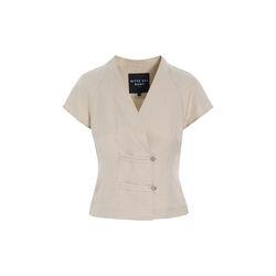 Sukosu short sleeve blouse, ivory, BITTE KAI RAND