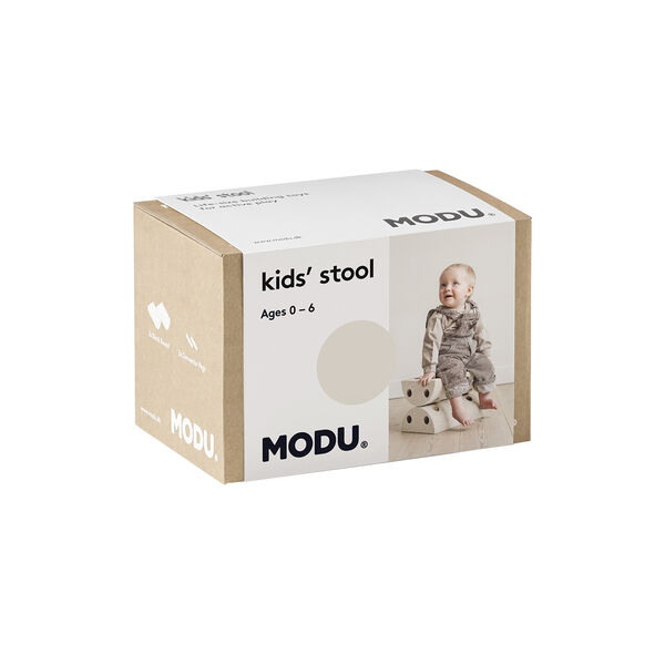 Kids Stool, sand grey/honey yellow, MODU