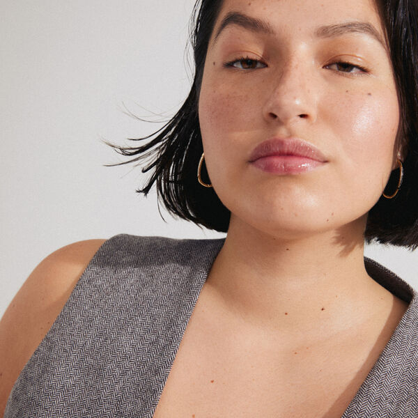 STAR Recycled Hoops, gold-plated STAR Recycled Hoops, gold-plated, Pilgrim