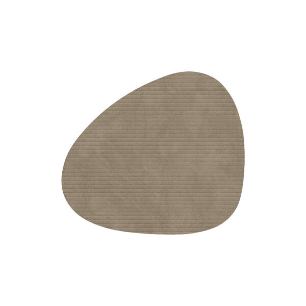 Corduroy glass mat Curve, nomad grey, LIND DNA