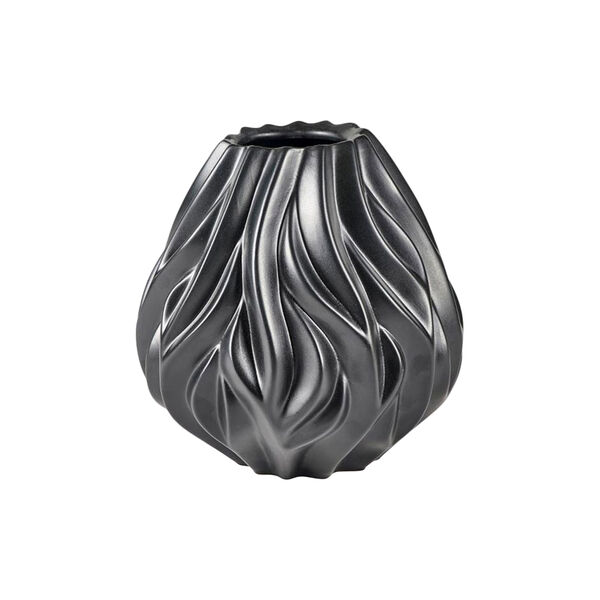 Flame Vase, black Flame Vase, black, Morsø