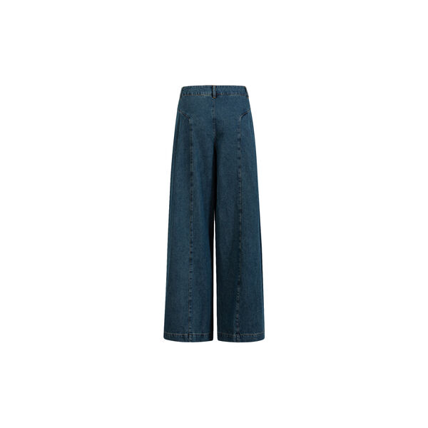 High waisted denim pants - Anna fit, dark blue denim, Coster Copenhagen