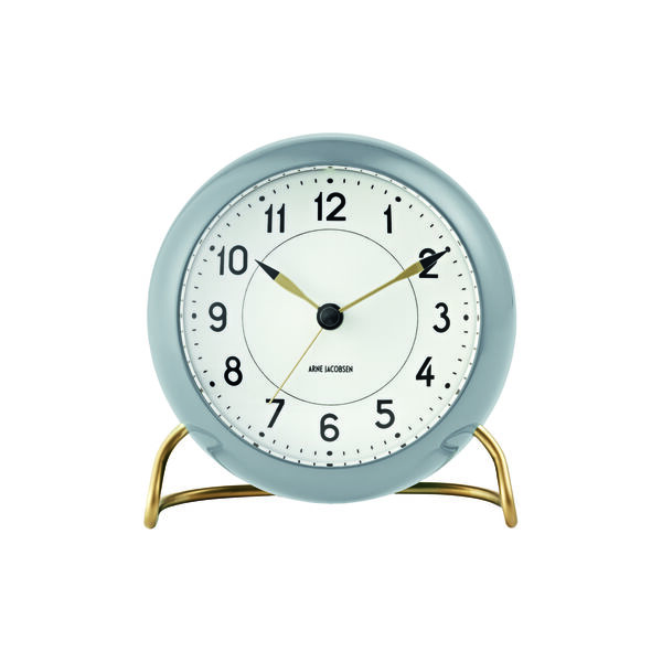 Station Table Watch, grey, Arne Jacobsen Clocks