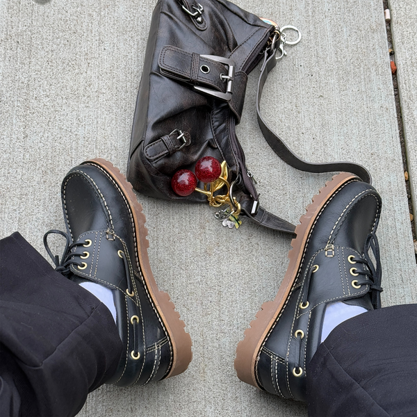 RUDDER-X Boat Shoes, black RUDDER-X Boat Shoes, black, phenumb copenhagen