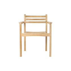CH AH502 Outdoor Dining Chair with Armrest, Carl Hansen & Søn