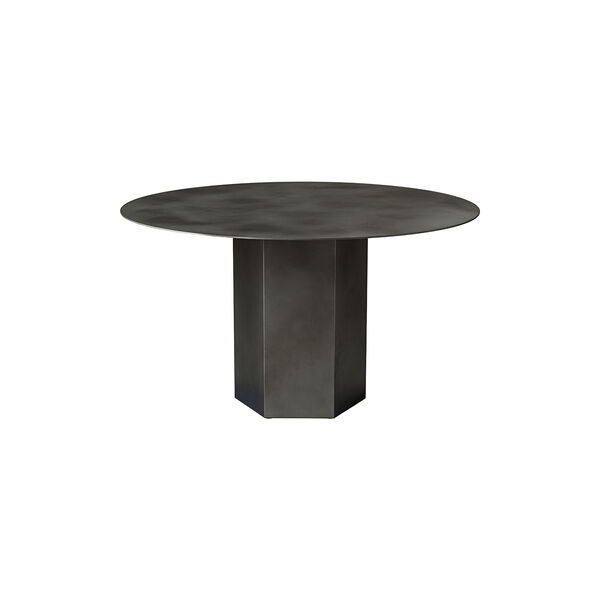 Epic Round Dining Table, misty grey, GUBI