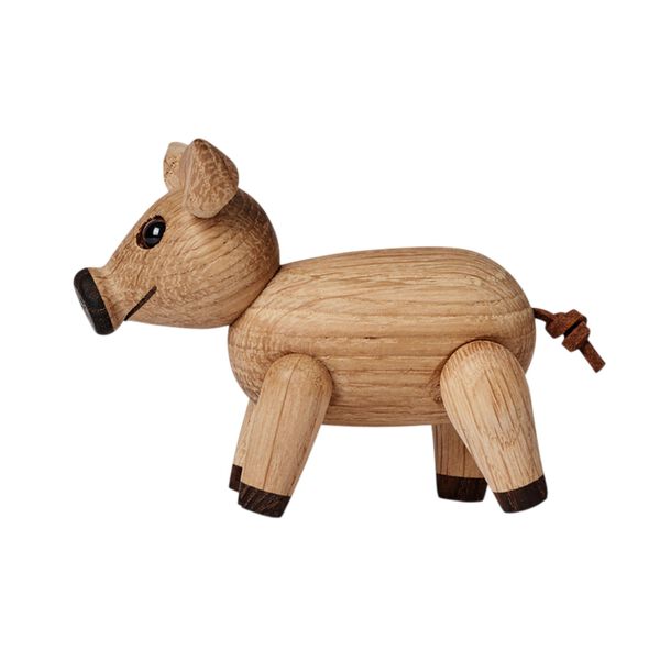 Poppy Pig wooden figurine, Spring Copenhagen