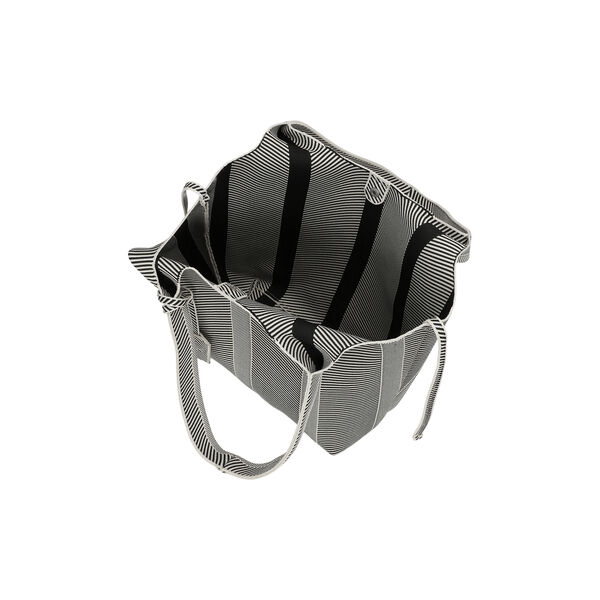 Knitted Bag, milk creme black, Ilse Jacobsen Hornb&aelig;k