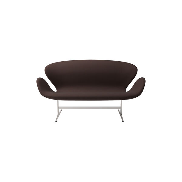 Swan Sofa™ 3321 2-seater Sofa, dark grey, Fritz Hansen